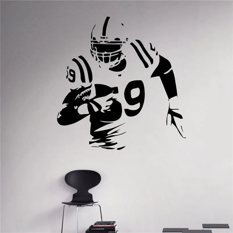 American-Football-Wall-Decal-Football-Player-Vinyl-Sticker-Extreme-Sport-Home-Interior-Murals-Housewares-Vinyl-Graphics