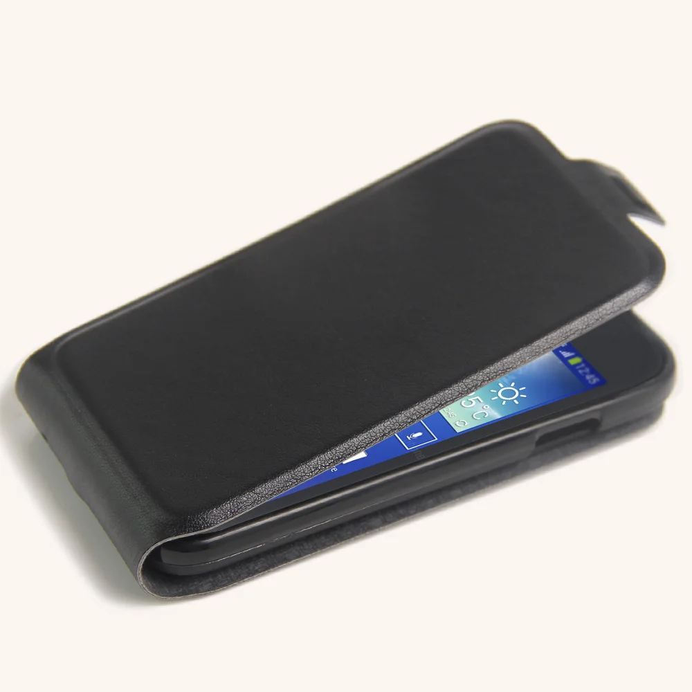 

Luxury Vertical Flip Leather Case HUDOSSEN For Samsung GALAXY Ace 4 Lite G313 G313H Ace4 Neo G318H SM-G318H Phone Bags Cover