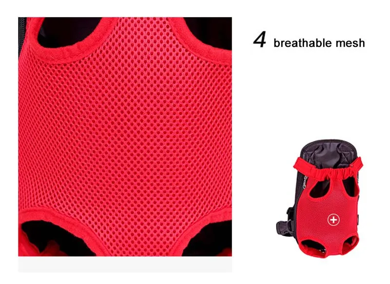 Pet Carrier Backpack Dog Travel Bag Adjustable Front Breathable Light Pet Cat Puppy Dog Carrier Legs Out Perfect for Hiking Camping8