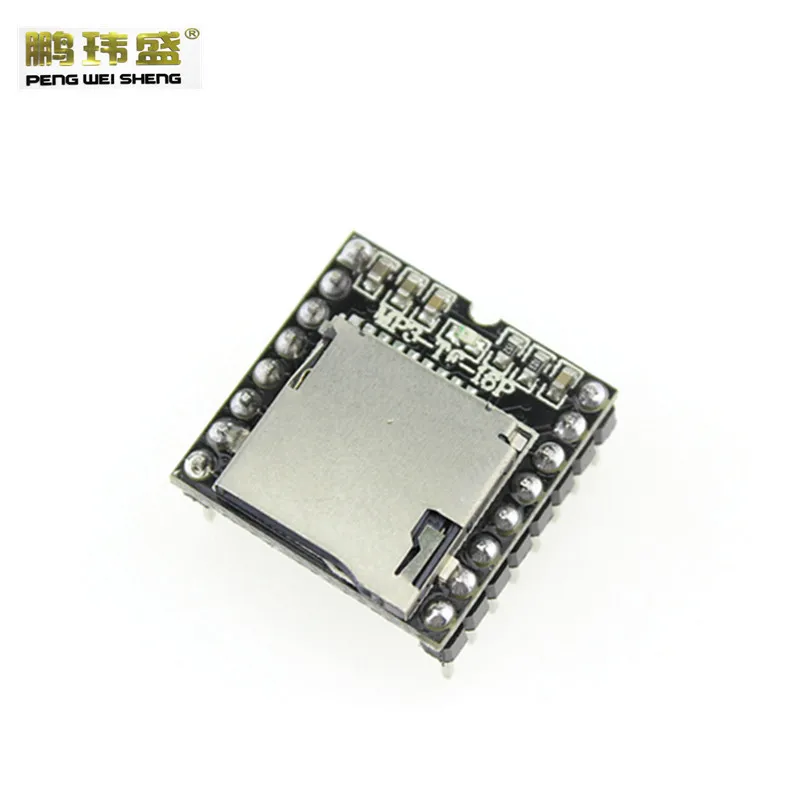 1PCS Mini MP3 Player Module with Simplified Output Speaker MP3 TF 16P for Arduino UNO