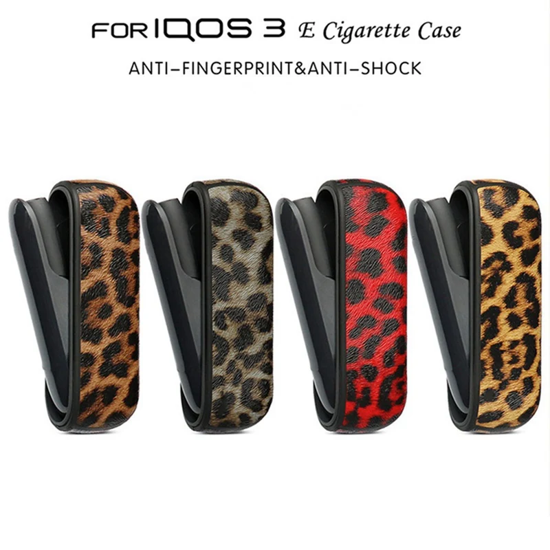 

Mr. Steam PU Leather Case Leopard Print Cases Suitable For IQOS 3.0 Holder Wallet Pouch Bag Protective Cover 3 Carrying