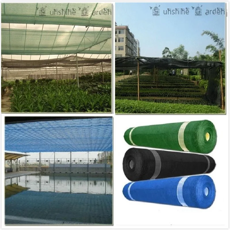 HDPE сетка для сада и теплицы автомобильная на крышу Tewango 50% 55% от черного солнца 6