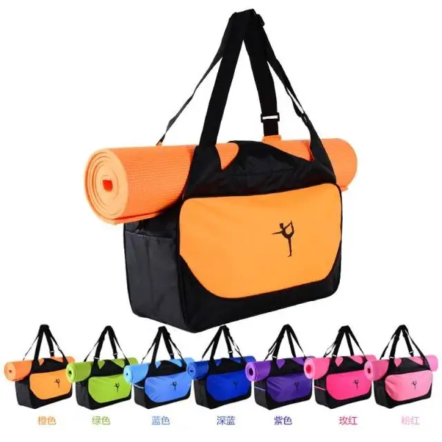 

Yoga bag mats clothes Camping Fitness backpack waterproof sports bag Custom printed logo not contain yoga mats