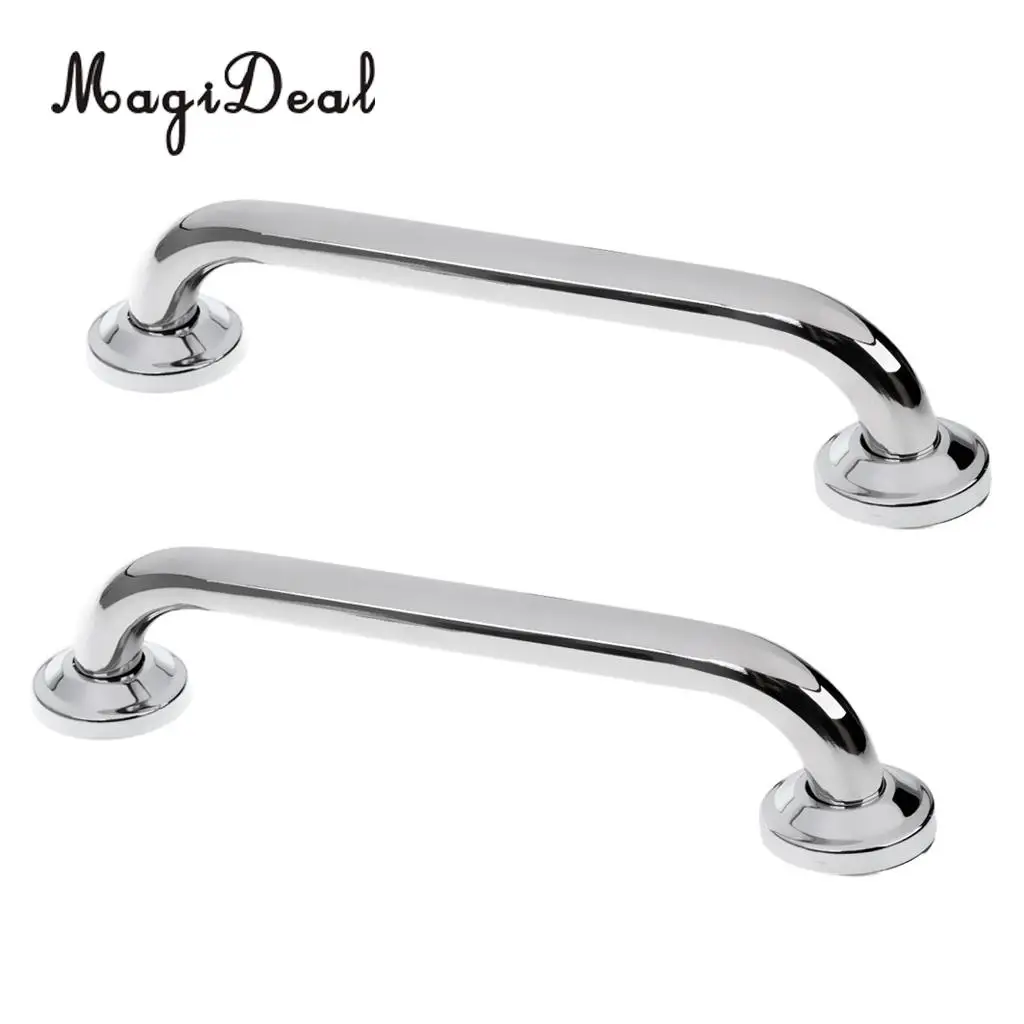 2pcs Boat Stainless Steel 16/" Polished Rail Handle Handrail For Marine