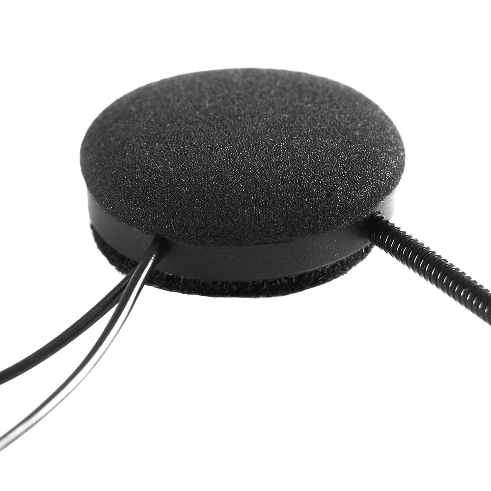Мотор Шлемы-гарнитуры динамики головы Наушники W/Mic Bluetooth громкой музыки вызова Беспроводной черный интерком для MP3 MP4 смартфонов