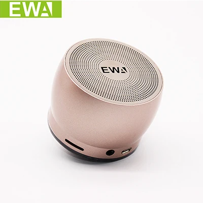 EWA A116 Bluetooth портативный динамик бас металлический материал Открытый Модный маленький динамик оригинальные EWa брендовые колонки - Цвет: Золотой