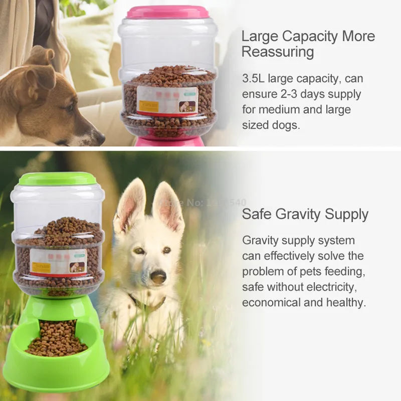 Buy FD149 new 3.5L Automatic Pet Feeder For Cats & Dogs pet food container to