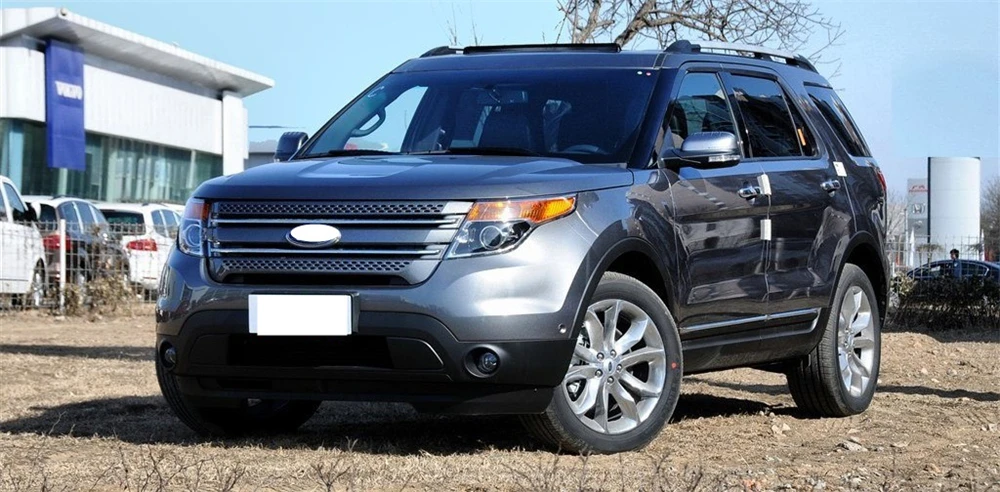 3-в-1 функции светодиодный для Ford Explorer 2011 2012 2013 DRL Дневной светильник автомобиля проектор противотуманная фара с желтым сигналом