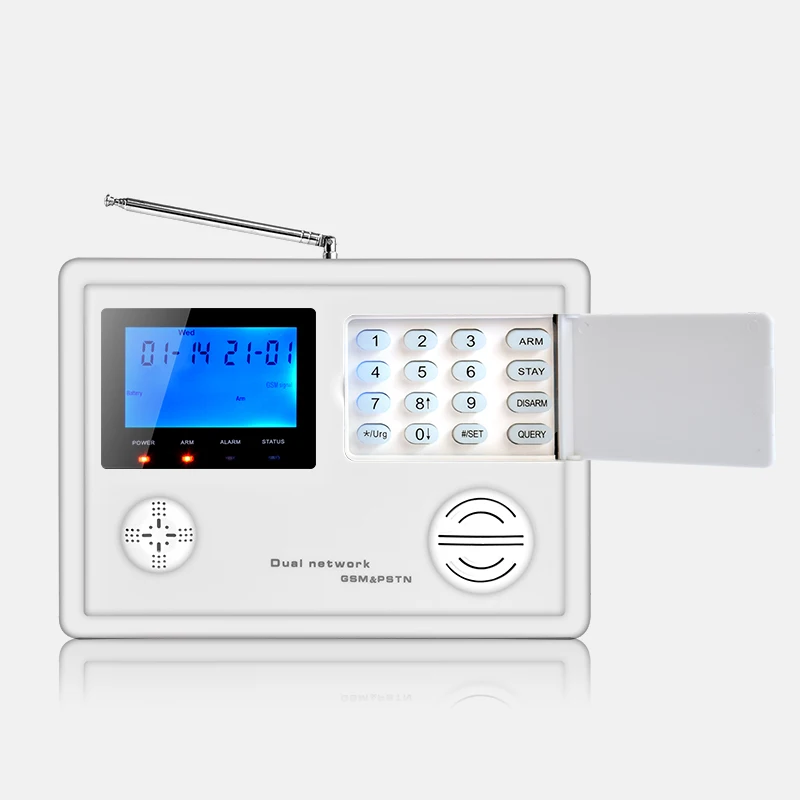 Беспроводная GSM PSTN сигнализация с ЖК дисплеем и датчиком движения|system alarm|system