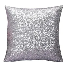 12 Solid Color Glitter Sequins Throw Pillow Case Cafe Home Cushion pillow covers paillette pillowslips quality drop ship