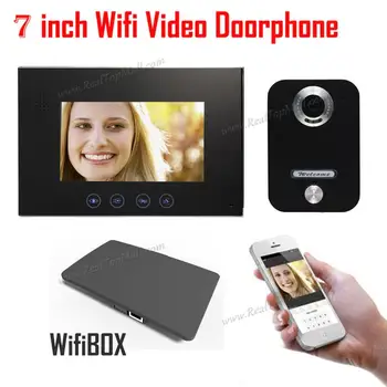 

HD Camera Video Doorbell Intercom System with 7 inch LCD Monitor 700TVL Wireless WiFi IP Video Door phone Metal Waterproof