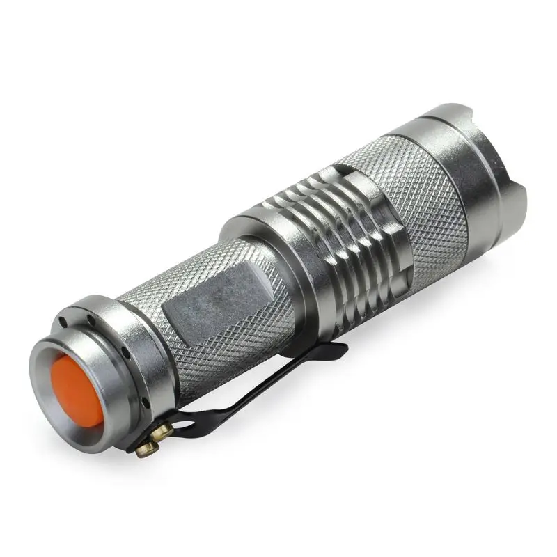 Мини светодиодный фонарик CREE Q5 тактический фонарь AA 14500 Батарея с регулируемым