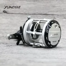 YUMOSHI JCA2000/3000/4000/5000 12+ 1BB морская Рыболовная катушка с гофрированным барабаном moulinet peche Рыболовная катушка