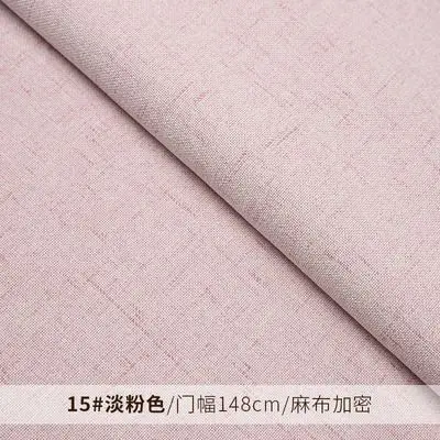 Покрытая обивочная ткань полиэстер льняная ткань для дивана подушки TJ0702 - Цвет: 15