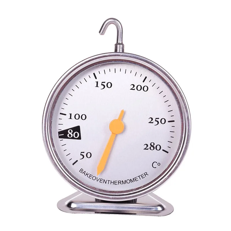Пищевой биметаллический термометр для мяса и температуры, механический термометр для духовки, двойной датчик 280 градусов, кухонные инструменты для приготовления пищи