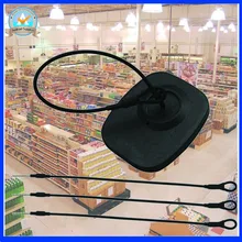 2000 шт Черный цвет eas жесткий тег ремешок, ремешок для безопасности тег eas, супермаркет Противоугонный тег ремешок