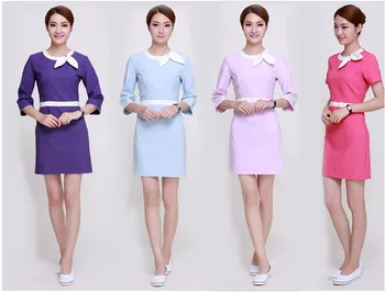 

New arrive cosmetic medical service beautician foot SPA cosmetology clothing beauty salon nurse waiter work clothes uniform