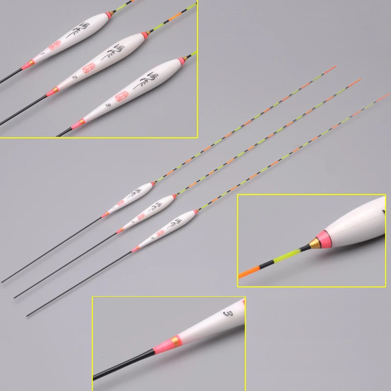 Carp Fishing Floats Bobber Crucian Float Fishing Peacock Feather Vertical Buoy Fishing Flotteur