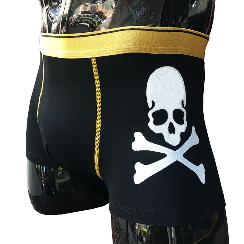 

(2piece/set)True Reveler men skulls boxers fashion underwears casual man underpants