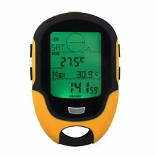 Outdoor Multifunction LCD Digital Compass Camping Altimeter Waterproof Camping Hiking Climbing Barometer Thermometer Hygrometer