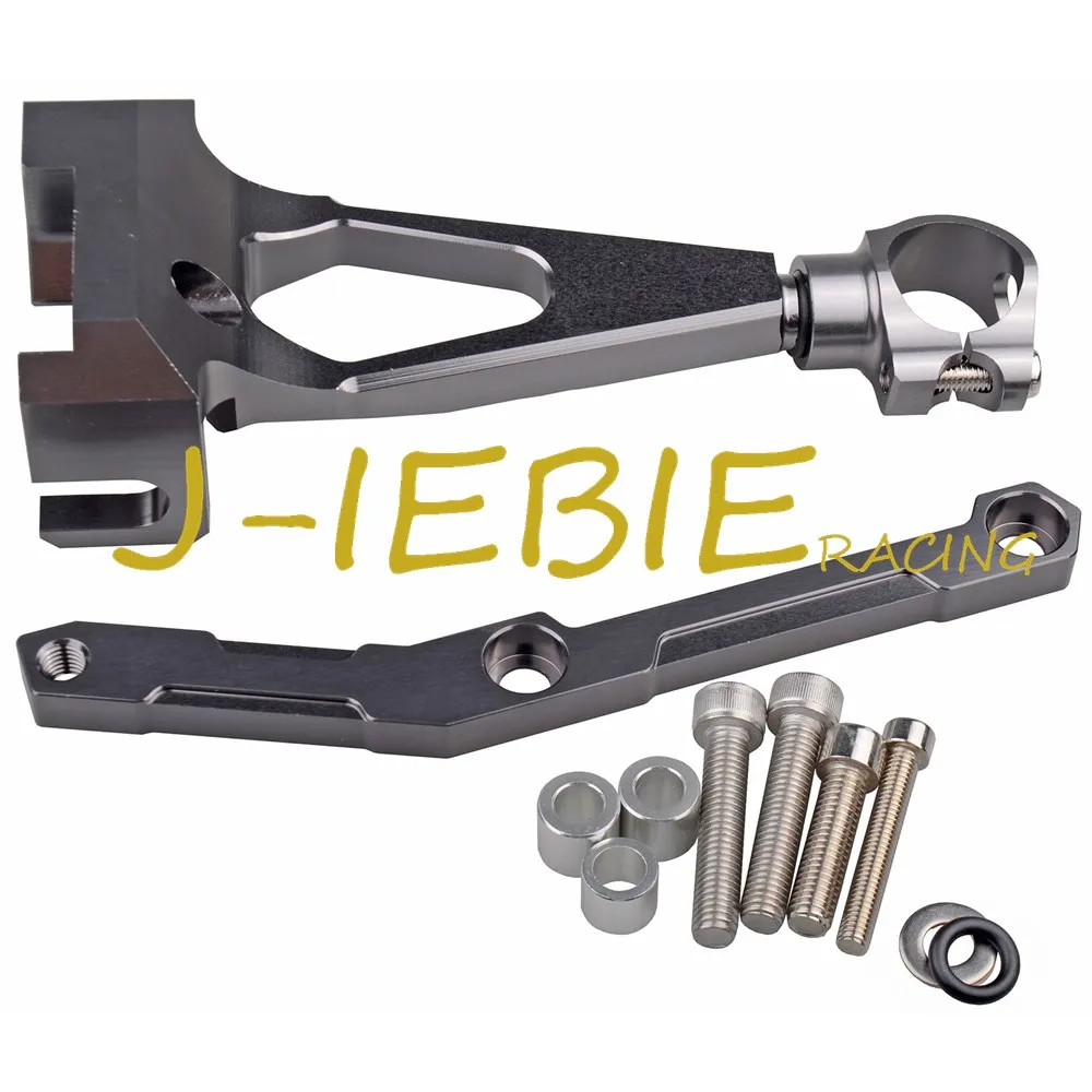 CNC Steering Damper Stabilizer Bracket Mounting For Yamaha MT09 2013-2016 2014 2015 Titanium | Автомобили и мотоциклы