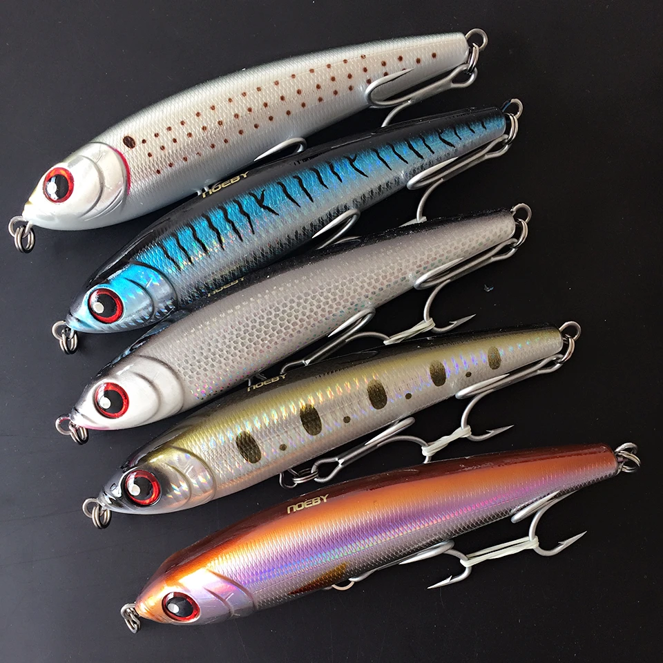 Isca de Pesca Noeby - 70g Variável Afundando Vib Lápis Isca Boa Pesca Enfrentar Wobblers 4 Pçs 14 cm 11 Cheap Iscas artificiais