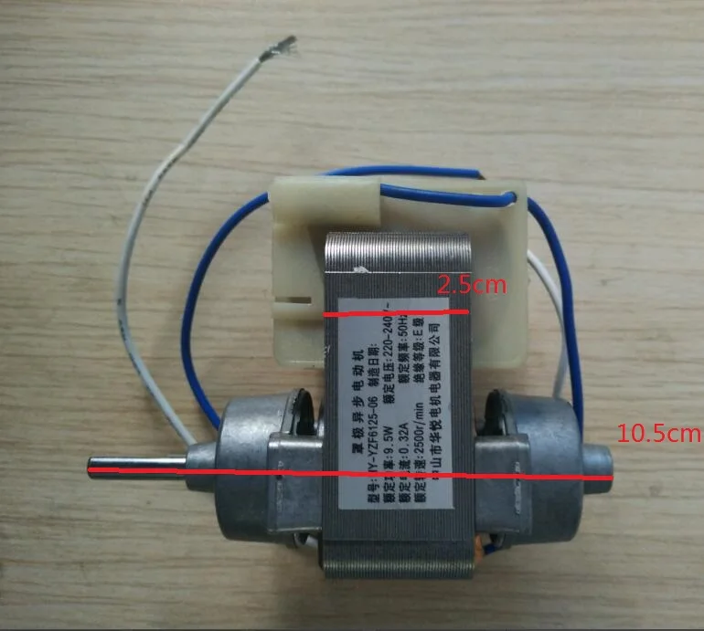 Дисплей Кабинета холодильник морозильник Вентилятор корпусной двигателя 220 В 38 Вт hy-yzf-6125
