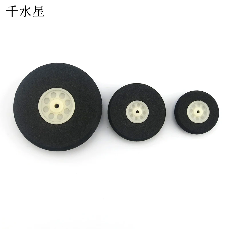 

Sponge wheel model wheel diy fixed wing fighter aircraft landing gear wheel sponge tire accessories
