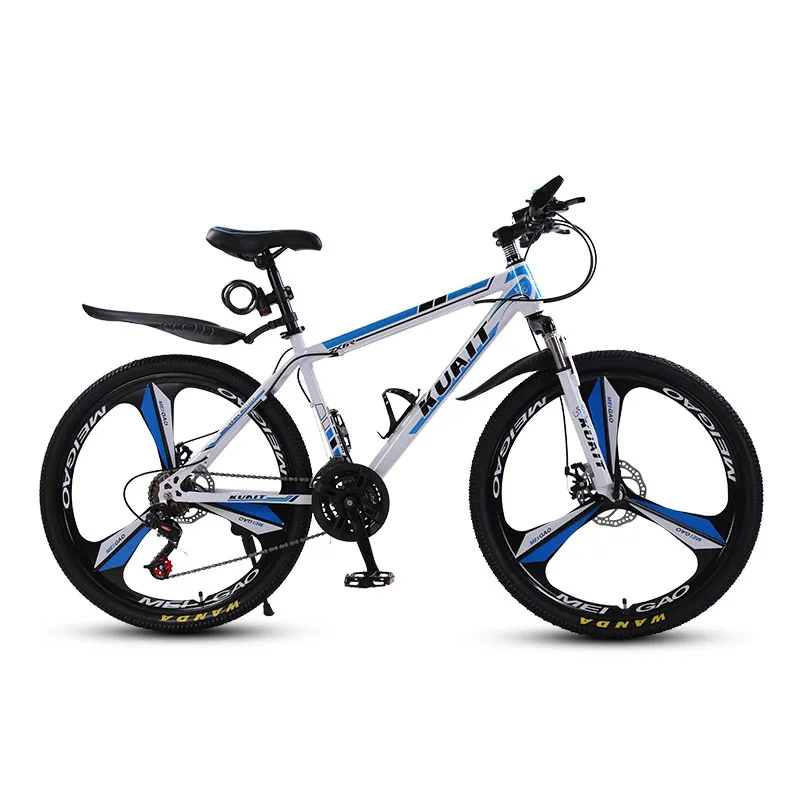 Mountain Bike Three Blade One Wheel Shock Absorber Boys And Girls Adult Mountain Bike.