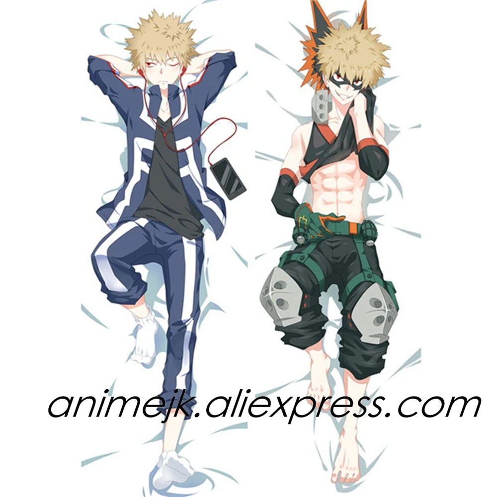 Аниме JK Boku no Hero My academic Bakugou Katsuki мужской чехол для подушки Dakimakura подушки|Реквизит