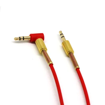 

Ecosin2 Computer Cables & Connectors 3.5mm Jack Elbow Male to Male Stereo Headphone Car Aux Audio Extension Cable Oct16
