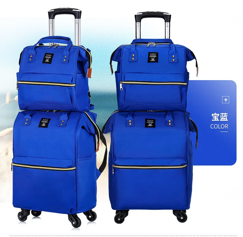 Чехол для багажа из ткани Оксфорд, Премиум чемодан из нейлона, модная дорожная сумка, универсальное колесо высокого качества посылка