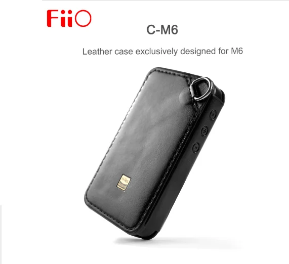 Fiio C-M6 кожаный чехол для FiiO M6 плеера Черный