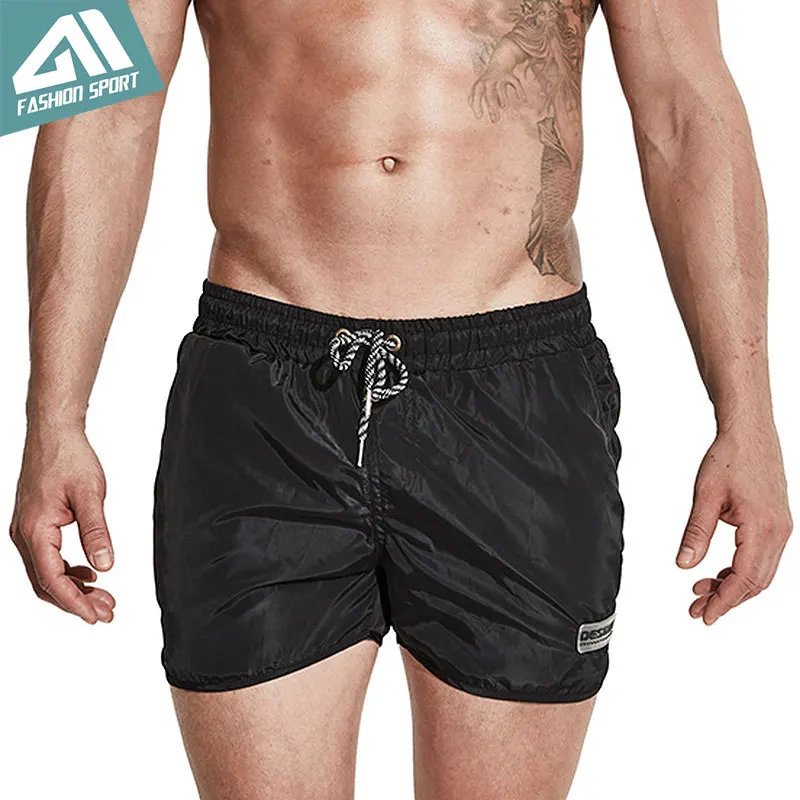 Desmiit Solid Men's Board Shorts Sport Athletic Running Gym Walking Men Shorts (10)