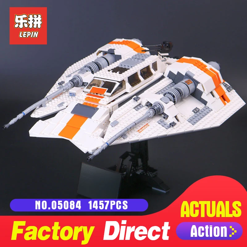 

Lepin 05084 1457Pcs Star LegoINGly Series the Snowspeeder Set Self-Lock Building Blocks Bricks Educational Toys Model 10129 Wars