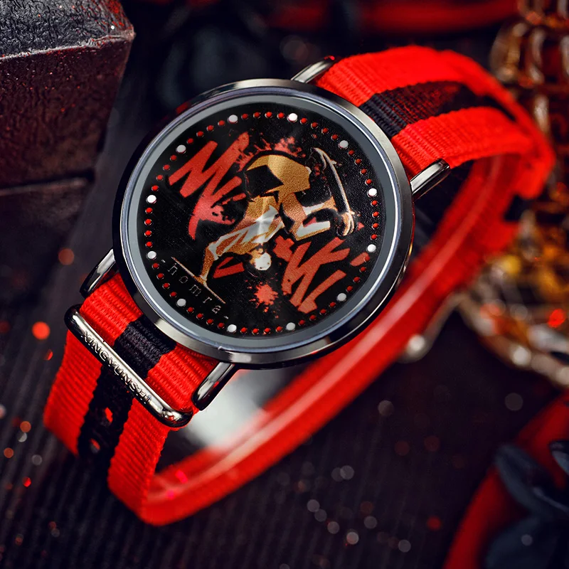 K-Project Anime LED Watch Waterproof Touch Screen Manga Role Yata Misaki Model Figure 