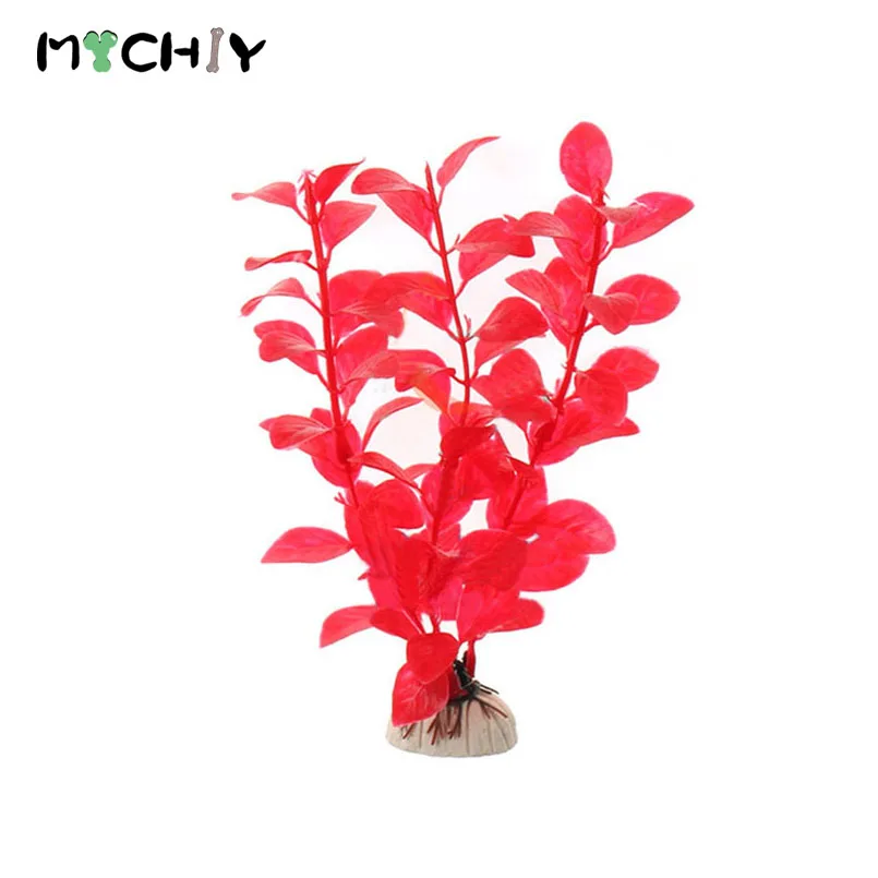 PVC Fish Accessories Aquarium Decoration Green Artificial Plastic Water Grass Plants Aquatic Pet for | Дом и сад