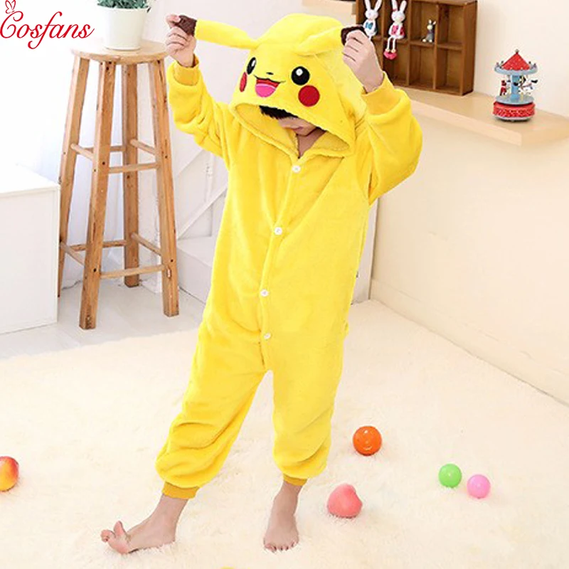 2018 Winter Pajamas Cartoon Couple Animal Pajamas One Piece