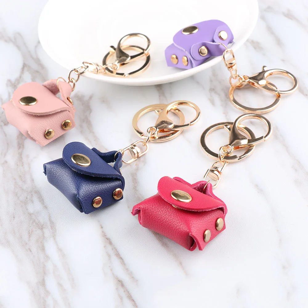 1pc Women Handbag Keychain Purse Keyring Pendant Jewelry Key