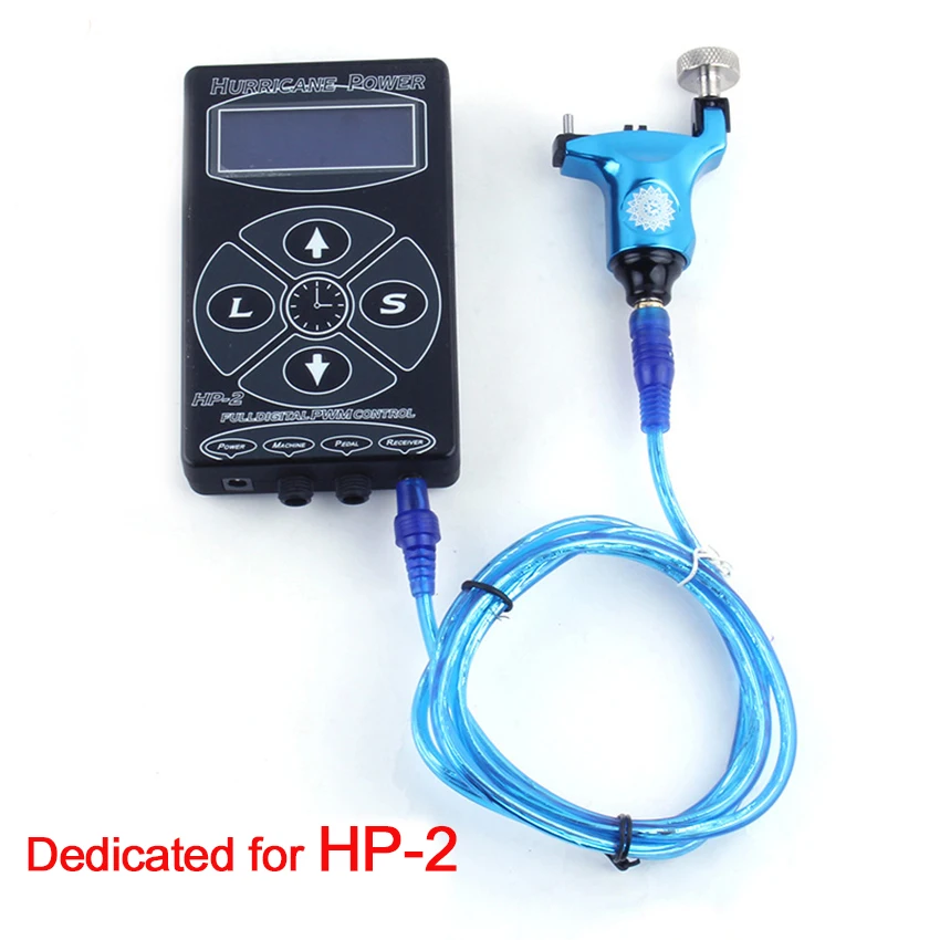 

Tattoo Clip Cord HP-2 Power Supply Dedicated 150cm Blue Copper Core RCA Dual Output Current Body Art for Tattoo Electric Machine