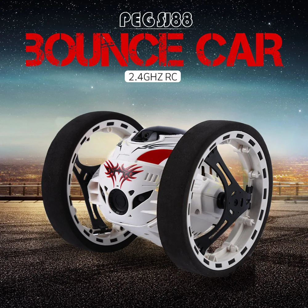 

2016 New Surprise! 2.4G Fast Running Super Cool RC Car Jumping Sumo Robot Car Bounce Car Remote Control Toys