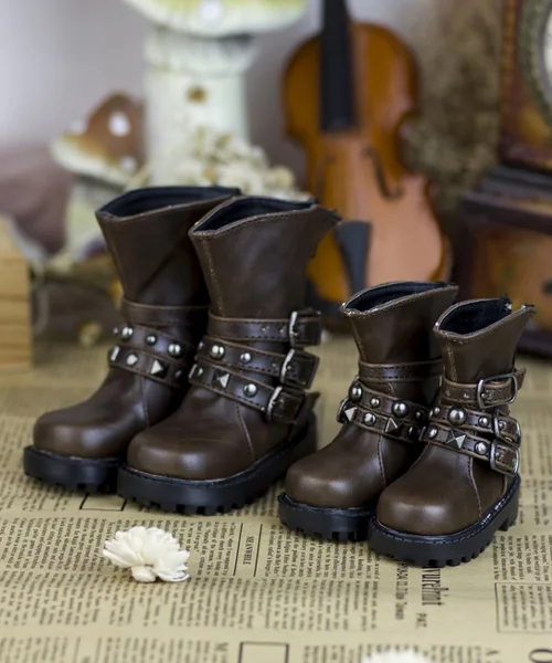 1//4 BJD Shoes Supper Dollfie Shoes MID LUTS AOD DOD EID SOOM MSD Leather Shoes