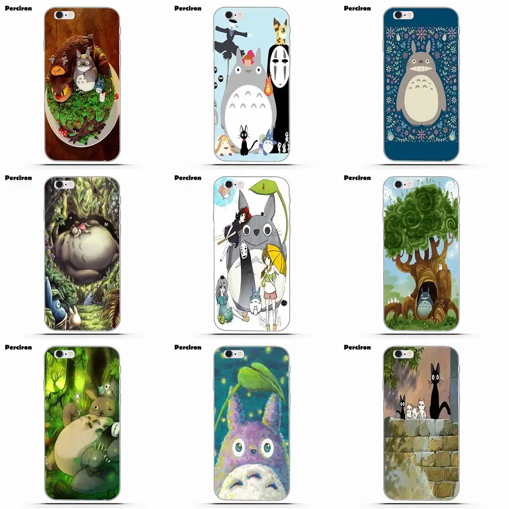 

Perciron Totoro Cartoon 8 For Huawei P7 P8 P9 P10 P20 P30 Lite Mini Plus Pro 2017 2018 2019 Soft Cover Case
