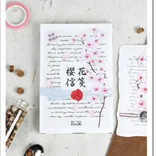 Infeel. me Sakura memo открытка Закладка поздравительная открытка Письмо бумага 1 лот = 1 упаковка = 30 шт
