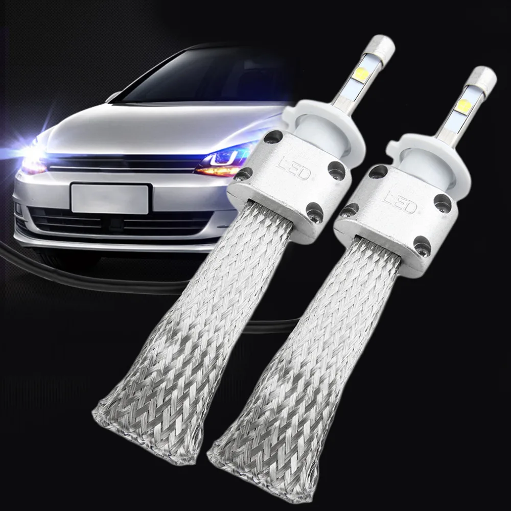 

New High Power A8 Car Led Headlamp Bulb H7 Head Lights 40/60W White 4800LM Car Light Source Parking Top Quality