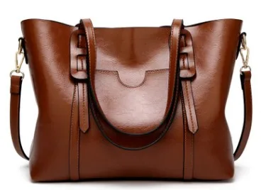 Женская сумка, женские кожаные сумки, роскошные женские ручные сумки с карманом для кошелька, женская большая сумка-тоут, Bolsos Mujer, дизайнерские C834 - Цвет: coffee