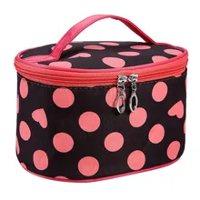 Модные Дизайн горошек Портативный косметичка дорожная косметичка Trousse де Макиллаж nécessaire Для женщин несессер Наборы