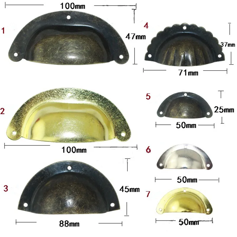 Bulk Retro Knobs Kitchen Drawer Door Flower Handle Furniture