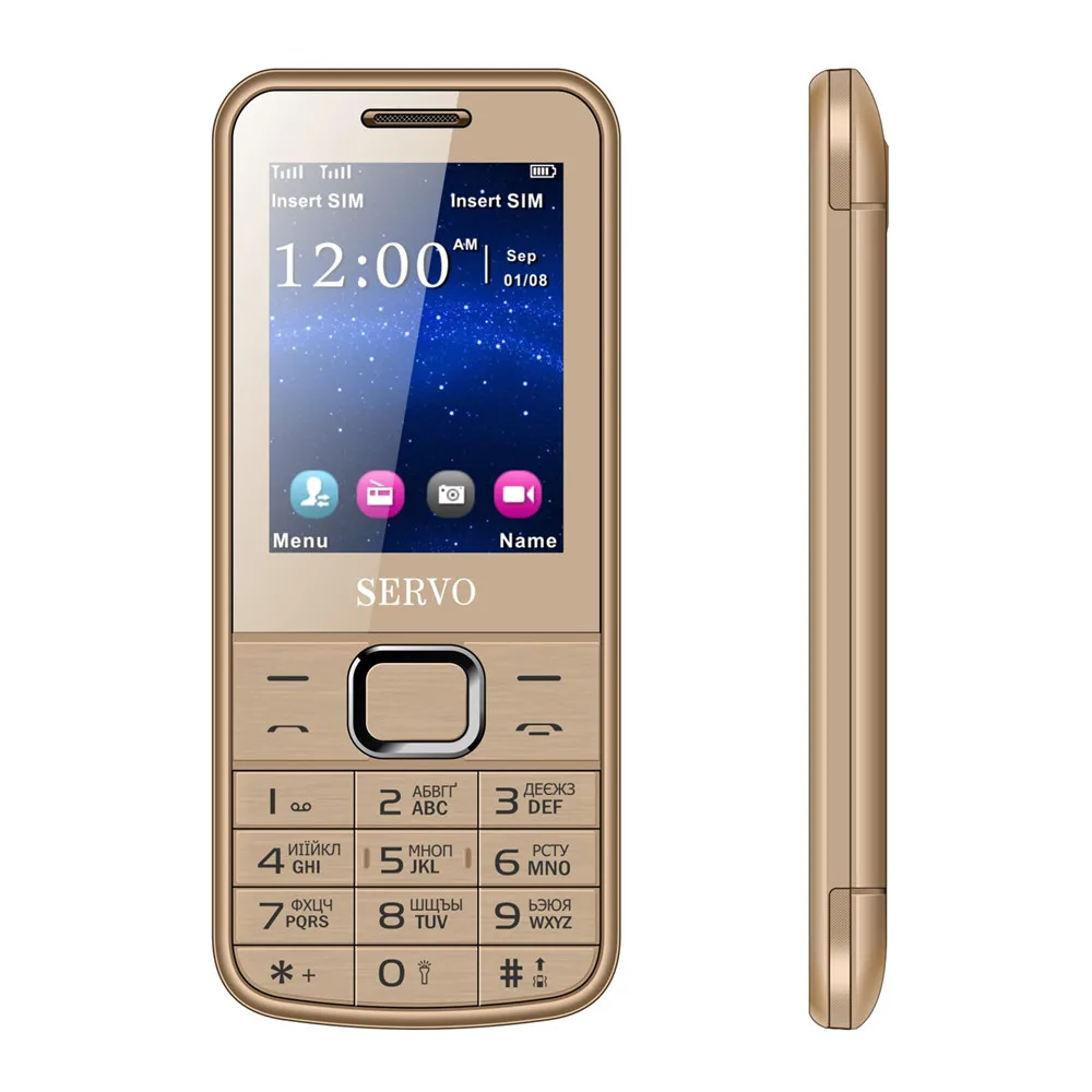 SERVO 225 2 4 дюйма экран мобильные телефоны Spreadtrum6531DA две sim карты мобильный телефон