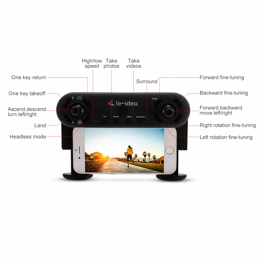 720P Wide Angle Camera Drone Wifi FPV GPS Drone Altitude Hold Foldable Selfie RC Quadcopter Dron Gifts (8)